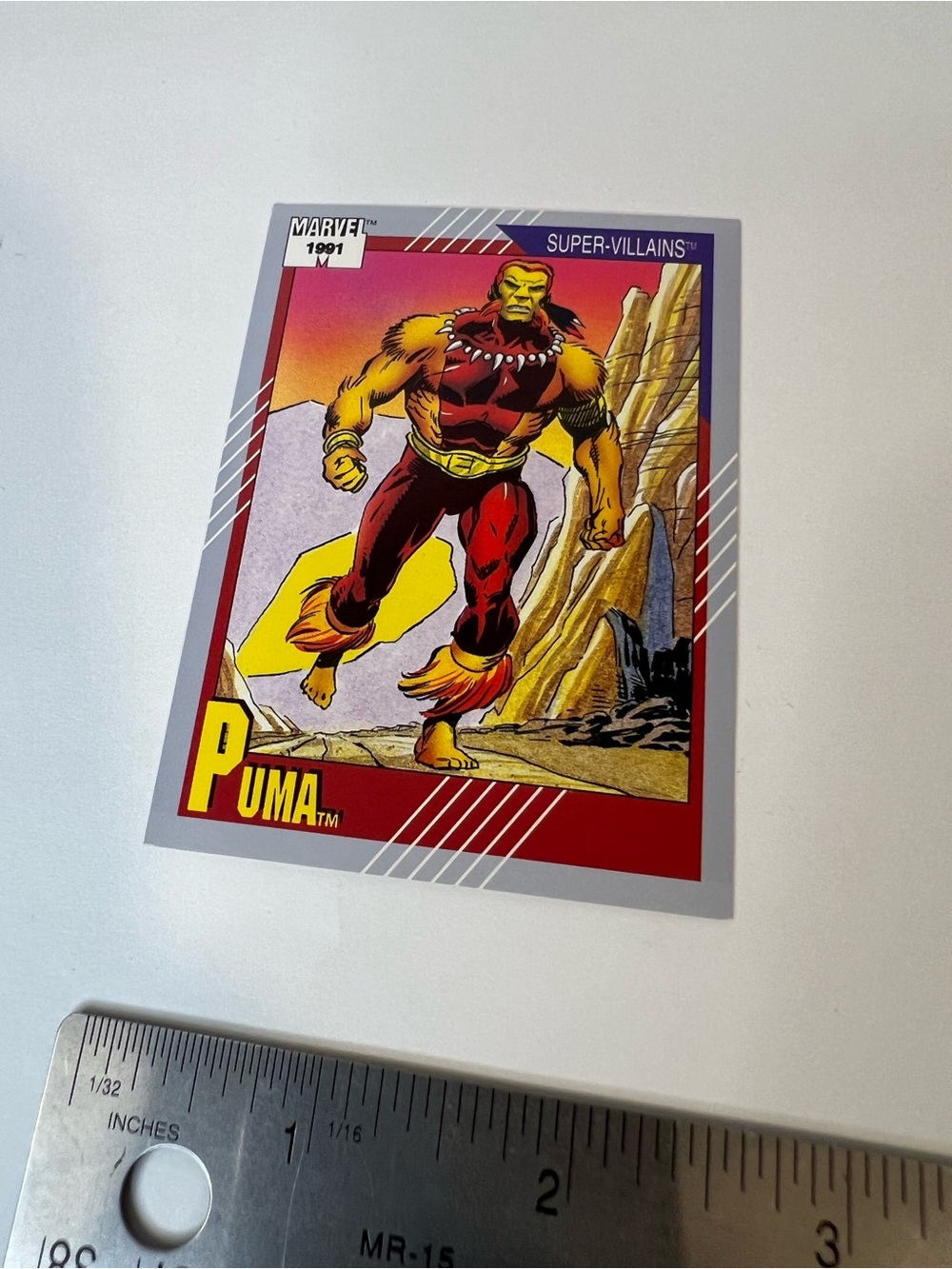 1991 Impel Marvel Universe PUMA SUPER-VILLAINS TRADING CARD #79